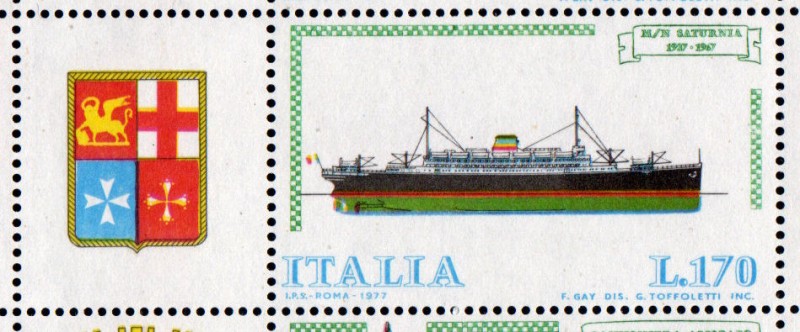 1977 Construccion naval: M/N Saturnia