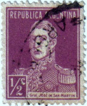 General José de San Martín.República de Argentina