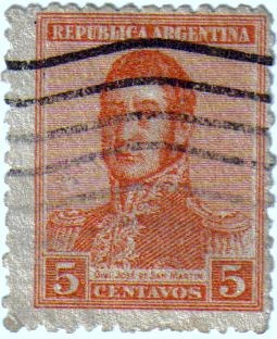 General José de San Martín.República de Argentina