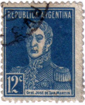 General José de San Martín.República de Argentina