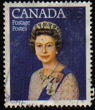 CANADA 1977 Scott 704 Sello 25 Aniversario Coronación Reina Isabel II Michel 648 Yvert622