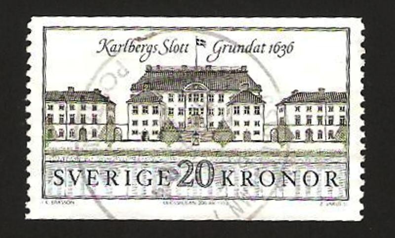 karlbergs slott grundat 1636