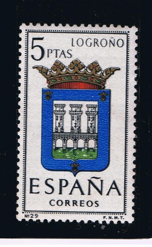 Edifil  1555  Escudos de las capitales de provincias españolas  