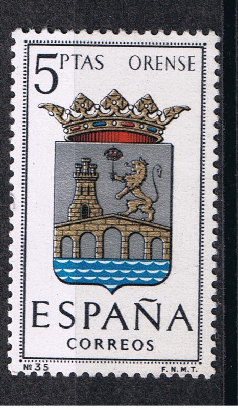 Edifil  1561  Escudos de las capitales de provincias españolas  