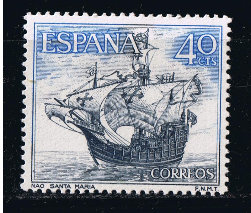 Edifil  1601  Homenaje a la Marina Española  