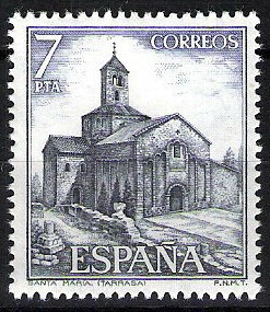 2271 Serie turística. Santa María. Tarrasa, Barcelona.