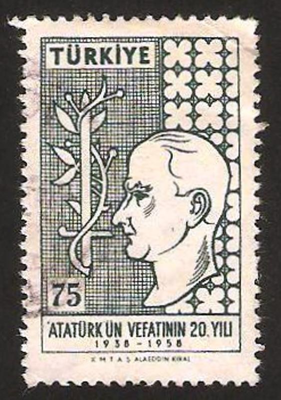 ataturk un vefatinin