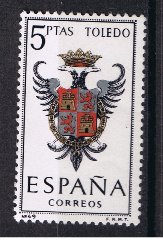 Edifil  1696  Escudos de las capitales de provincias españolas  