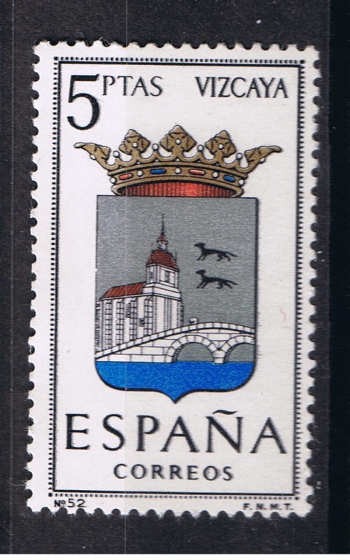 Edifil  1699  Escudos de las capitales de provincias españolas  