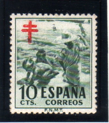 1951 Pro tuberculosos.Edifil 1104