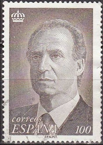 ESPAÑA 1996 3461 Sello Serie Básica Rey D. Juan Carlos I 100p usado