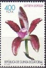 GUINEA ECUATORIAL 1999 Scott 233 d Sello Nuevo Flores, Orquideas Cattleya Leopoldii