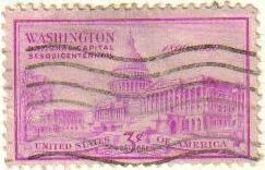 USA 1950 Scott 992 Sello Aniv. Capital Nacional Capitolio usado Estados Unidos Etats Unis