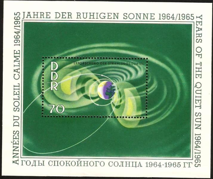 H.B. buscando los cinturones de radiacion