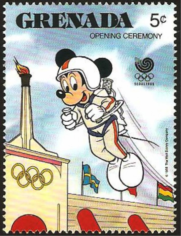 olimpiada seul 88, de walt disney