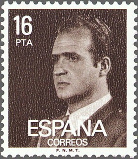 ESPAÑA 1980 2558 Sello Nuevo Serie Básica Rey D. Juan Carlos I c/señal charnela Yvert2240 Michel2450