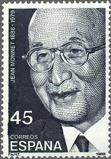 ESPAÑA 1988 2931 Sello Nuevo Centenario de Personalidades Jean Monnet