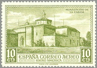 ESPAÑA 1930 560 Sello Nuevo Descubrimiento de América Monasterio de la Rábida 10c