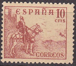 ESPAÑA 1940 917 Sello Nuevo Rodrigo Diaz de Vivar. El Cid 10c