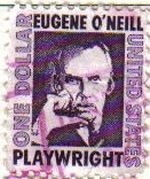 USA 1965 Scott 1294 Sello Personaje Eugene O'Neill Dramaturgo Premio Nobel Literatura usado