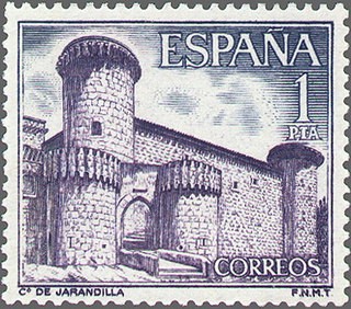 ESPAÑA 1967 1810 Sello Nuevo Castillos Jarandilla Caceres 1p