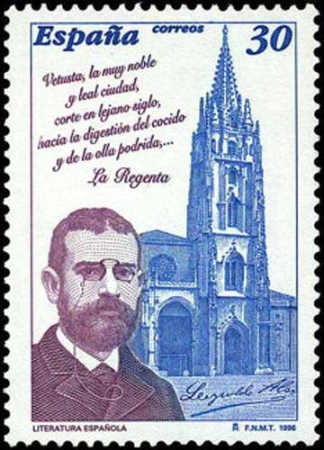 ESPAÑA 1996 3456 Sello Nuevo Literatura Española La Regenta Leopoldo Alias Clarin MNH