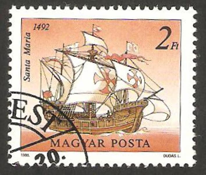 3166 - Velero célebre, Santa María