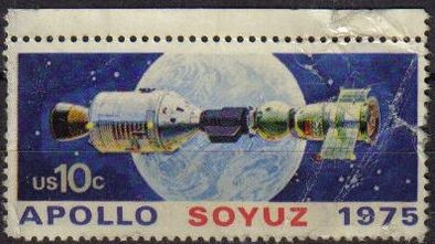 USA 1975 Scott 1569 Sello Proyecto Espacial Apolo Soyuz Regular Estado Michel 1179