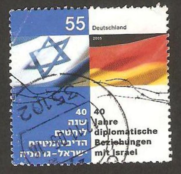 40 anivº de la diplomacia Alemania Israel