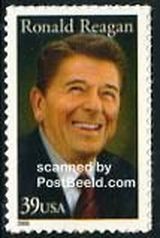 USA 2005 Scott 3897 Sello Nuevo Presidente 33º Ronald Wilson Reagan (06/02/1911-05/06/2004)