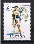 Stamps Spain -  Edifil  2278  Uniformes Militares  