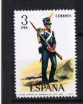 Stamps Spain -  Edifil  2352  Uniformes militares  