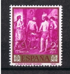 Stamps Spain -  Edifil  1246   Pintores   Diego Velázquez   Día del Sello.   