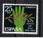 Stamps Spain -  Edifil  1576  XXV  años de Paz Española  