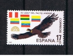 Stamps Spain -  Edifil  2778   XV aniversario del Pacto Andino  