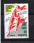 Stamps Spain -  Edifil  2932  Juegos Olímpicos de invierno 1988.  Galgary  