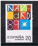 Stamps Spain -  Edifil  3036   Navidad  1989   