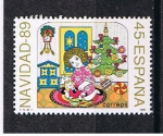 Stamps Spain -  Edifil  3037   Navidad  1989   