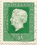 Stamps : Europe : Netherlands :  Juliana Regina 75 C