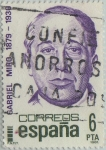 Stamps Spain -  Centenarios-Gabriel Miro-1981