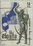 Stamps Spain -  centenario del nacimiento del escultor Pablo gargallo-1982