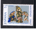 Stamps Spain -  Edifil  3227   Navidad 1992  