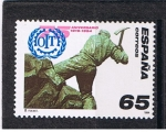 Stamps Spain -  Edifil  3288  75º Aniver. de la creación de la Oficina Internacional del Trabajo.  