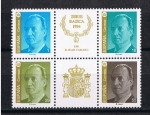 Stamps Spain -  Edifil  3305-8  S.M. Don Juan Carlos I     Hojita con los cuatro sellos