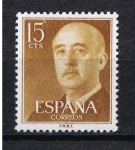 Stamps Spain -  Edifil  1144   General Franco  