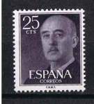 Stamps Spain -  Edifil  1146   General Franco  