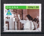 Stamps Ghana -  Switching on Akosombo generating station