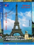 Stamps Madagascar -  Tour Eiffel