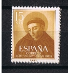 Stamps Spain -  Edifil  1183  V  Cente. de la canonización de San Vicente Ferrer.  