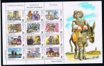 Stamps Spain -  Edifil  MP. 61 B Correspondencia Espistolar escolar   inipliegos de doce sellos.